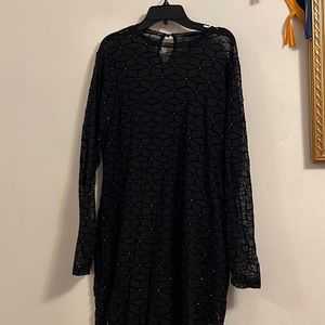 Sheer black dress